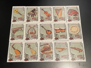 2023 Topps Allen & Ginter Music To Your Ears Complete Insert Set 15 Cards #1-15 - Picture 1 of 1