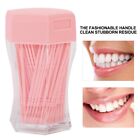 (Pink)200x Double Head Toothpick Household Cleaning Tartar Removal Toothpic XTT