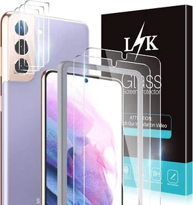 5in1 Samsung Galaxy S21 Ultra 5G for Screen Protec and Camera Lens Protector 9H - Picture 1 of 6