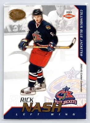 2002-03 Pacific Calder #112 Rick Nash Rookie Ccard SP #'d/825 - Image 1 of 2