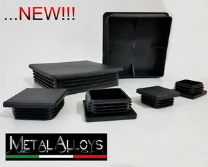 NEW - Tappi Quadri Alettati da 63 mm a 150 mm IN VARI FORMATI copriforo - Foto 1 di 2