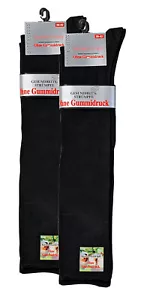 Gesundheitsstrümpfe Reisestrümpfe Reisekniestrümpfe  Baumwolle Diabetiker Socken - Bild 1 von 1