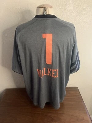 Charlotte Bobcats Basketball #1 Kemba Walker Worn Shooting Shirt Size Large - Image 1 of 4