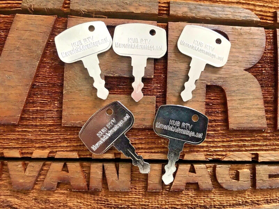 5 Keys Kubota RTV UTV Utility Vehicles RTV500 RTV900 RTV 1140 B BX F GR ZD 68920 - Image 1 of 2