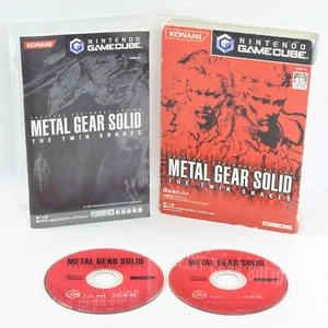 METAL GEAR SOLID The Twin Snakes RQ027-J1 Gamecube Nintendo JP System 2676 gc - Picture 1 of 11