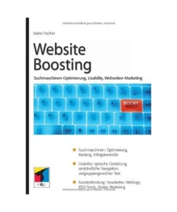 Website Boosting: Suchmaschinen-Optimierung, Usability, Webseiten-Marketing, Mar - Bild 1 von 1