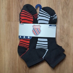 K-Swiss Men's Low Cut Socks Y-heel, 10 Pairs, Shoe Size 6-12.5 NEW - Picture 1 of 3