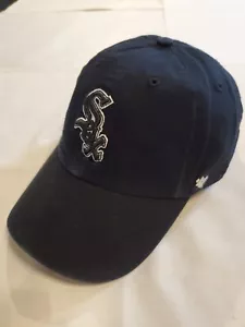 NWOTs~'47 MLB Chicago White Sox Black Adjustable Clean Up Cap. One Size, Cotton - Picture 1 of 6
