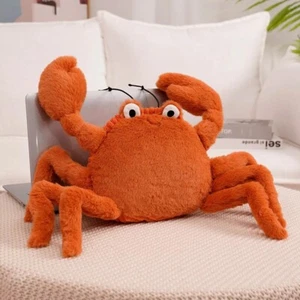 Crab 12 Inch Stuffed Animal Plush Toys Toddler Fluffy Dolls Kids Gifts - Picture 1 of 9