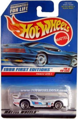 1998 Hot Wheels #657 First Edition #19 Panoz GTR-1 blue interior - Image 1 of 2