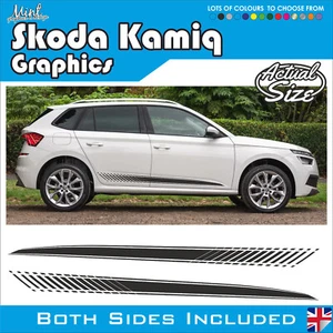 Skoda Kamiq VRS SUV escotilla rayas laterales calcomanías pegatinas gráficos envío y devolución 001 GRATIS - Imagen 1 de 5