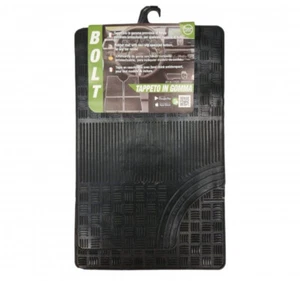 Set 4 Tappeti Auto in Gomma Inodore, Universali, Sagomabili, Made in Italy  - Imagen 1 de 1