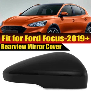 For Ford Focus Mk4 2019-2024 Door Wing Mirror Cover Cap Case Right Side Black ` - Bild 1 von 9