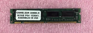 1 X 128MB INFINEON PC133 NON-ECC MEMORY RAM - P/N: 123541 - Picture 1 of 2