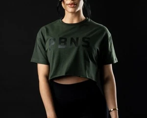 Alphalete PBNS Oversized Crop Top Kurzarm XS - Bild 1 von 4