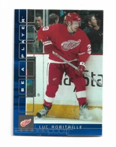 2001-02 ITG Be A Player Memorabilia Sapphire /100 #376 Luc Robitaille Red Wings - Picture 1 of 1