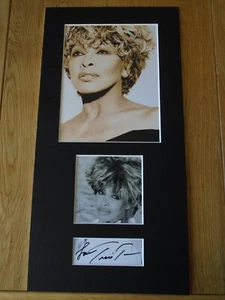 Tina Turner Genuine Signed Authentic Autograph - UACC / AFTAL. - Picture 1 of 2