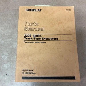 CAT Caterpillar 320B 320BL PARTS MANUAL BOOK CATALOG LIST EXCAVATOR sn 5BR 6CR - Picture 1 of 4