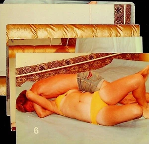 Women's Amateur Vintage Pro Wrestling Lot of 5 Photographs - Picture 1 of 2