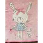Little Wonders Baby Kids Blanket Bunny Rabbit Sherpa Pink Girl Soft Security