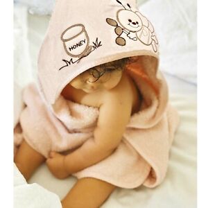 Neugeborenen Baby Badetuch Kapuzenbadetuch Geschenk Geschenkset Natürlich 80x80