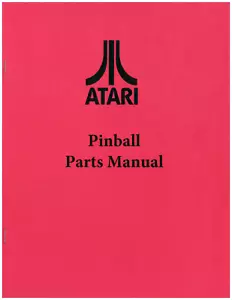 Atari Pinball Machine Manual 100 Pages BRAND NEW! - Picture 1 of 1