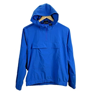 Adidas x Ivy Park Kids Boys Girls Medium Glory Blue Active Jacket Pullover Hood - Picture 1 of 9