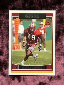 Camiseta Manny Lawson 2006 Topps RC #314 como nueva de los 49ers NC State Wolfpack ACC Legends - Imagen 1 de 2