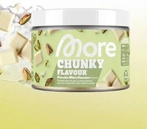 More - Chunky Flavour - Pistachio White Chocolate - Vegan - 150 g -Neu - Bild 1 von 1