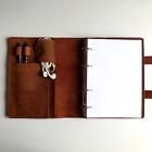 Leather portfolio, Personalized Leather Journal and Organizer, Leather Notepad,