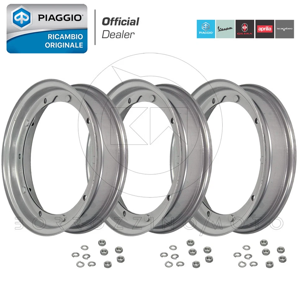 GOMME 3 CERCHIO RUOTA 3.50-10 ORIGINALE PIAGGIO PNEUMATICO VESPA PX 125 150 200