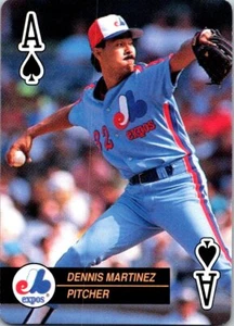 Dennis Martinez Montreal Expos1992 U.S. Playing Card Aces Ace Of Spades - Picture 1 of 2