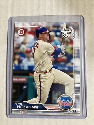 2019 Topps Bowman Holiday- RHYS HOSKINS - Image 1 of 2