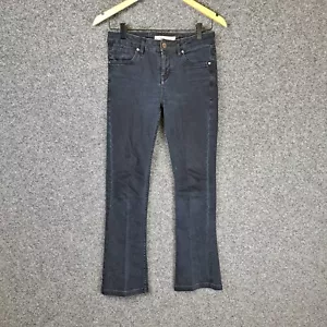 Karen Millen Womens Denim Jeans Size 8 Blue Bootcut Leg Mid Rise - Picture 1 of 9