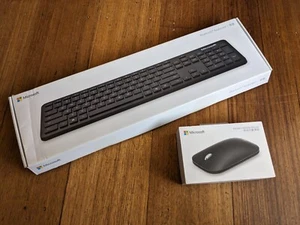 Microsoft Bluetooth Designer Keyboard Modern Mouse Combo - Picture 1 of 4