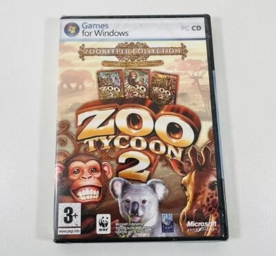 Zoo Tycoon 2, Zoo Keeper Collection Gold PC-Spiel - neu & versiegelt. UK. KOSTENLOSER Versand - Bild 1 von 2
