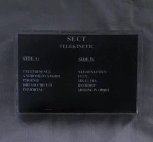 SECT 'Telekinetic' Cassette Promo RARE Industrial  - Picture 1 of 2