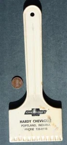 1960-70s Portland Indiana Hardy Chevrolet Motor Cars ice scraper VINTAGE Chevy-- - Picture 1 of 1
