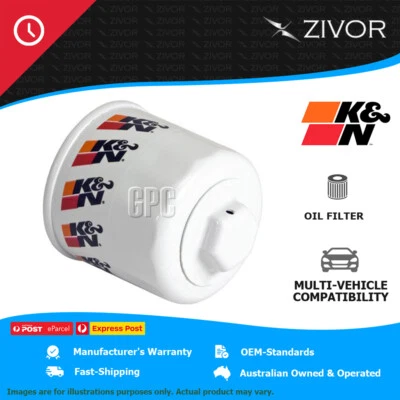 New K&N Oil Filter Spin On For SUBARU LIBERTY B4 BL/BP 2.0R 2.0L EJ204 #HP-1008 - Image 1 of 4