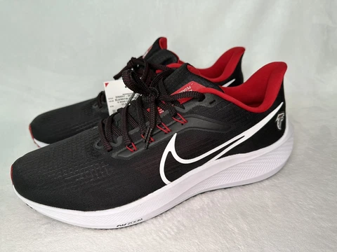 NFL Atlanta Falcons NIKE AIR ZOOM PEGASUS 39 Black DR2037-001 Men's Size 12 Cover