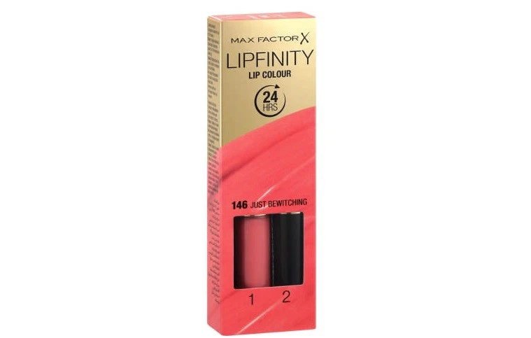 Max Factor 3 X Lipfinity Rossetto Two Step 146 Just Bewitching Lunga Durata  - Imagen 1 de 1
