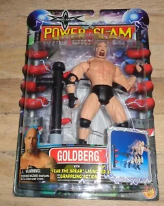 Figura de lucha libre Bill Goldberg 2000 WCW NWO Power Slam WWF WWE Who's Next - Imagen 1 de 3