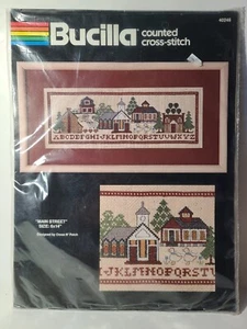Bucilla Counted Cross Stitch Kit Main Street - Picture 1 of 5