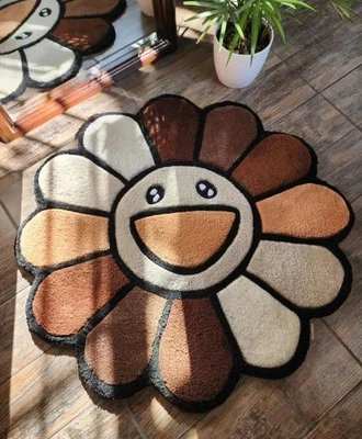 Takashi Murakami Hand Tufted Woolen Handmade Area Rug Carpet for Home Livingroom - Image 1 of 4