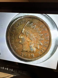 Un centavo cabeza india 1898  - Imagen 1 de 2