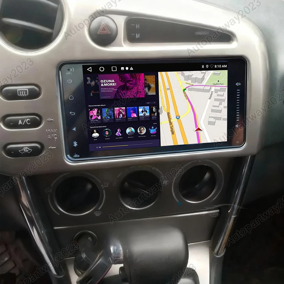 9" Android 15 para 2003 2004 Toyota Matrix Carplay carro rádio estéreo GPS navegação WIF - Imagem 1 de 4