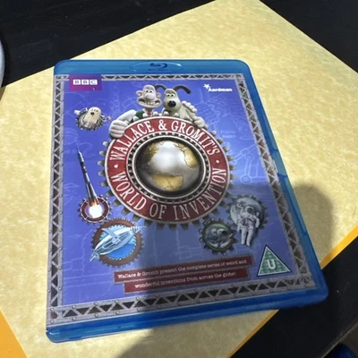 WALLACE & GROMIT'S WORLD OF INVENTION BLU RAY 2010 RARE MINT DISC FREE P&P - Image 1 of 4