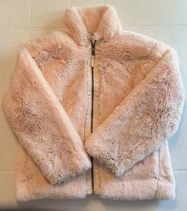 Patagonia Lunar Frost Jack Jacket Girls M 10 Pink Sherpa Outdoor Hiking Full Zip - Picture 1 of 9