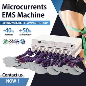 Mikrostrom Elektrisch Muskel Massagegerät Körper Abnehmen Fettabbau Simulation Maschine - Bild 1 von 10