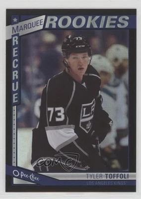 2013 O-Pee-Chee Marquee Rookies Black Rainbow Foil /100 Tyler Toffoli Rookie RC - Image 1 of 2